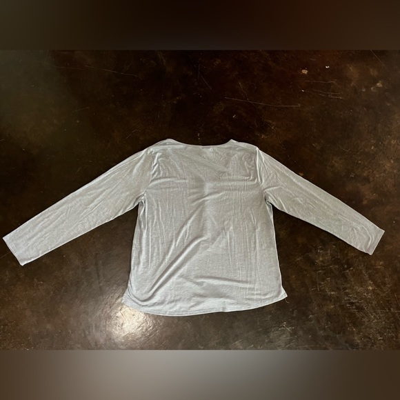 Victoria Secret Gray Henley “Dream” Sleep Shirt, XL - Picture 3 of 8